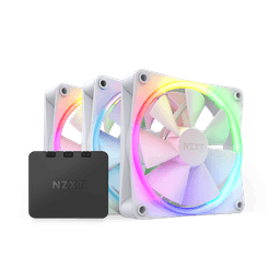 F120 RGB White Triple Fan Bundle