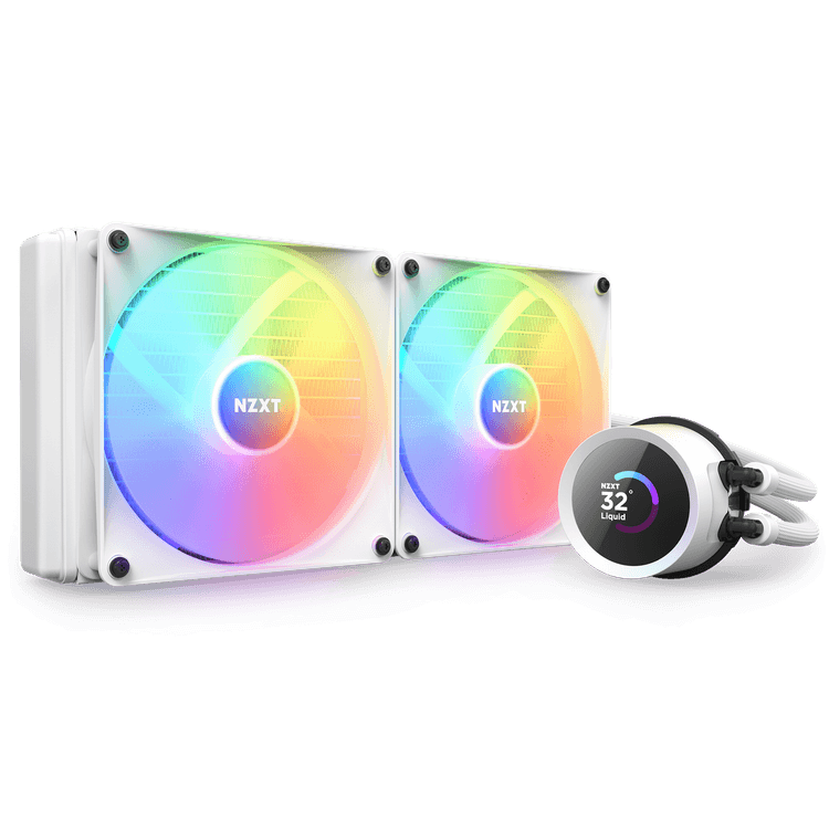 Kraken 280 RGB - Hero - White